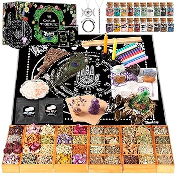 Amazon.co.jp: SHYSHINY 魔女の呪文用魔術用品キット 145個